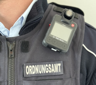 Die Bodycam des Ordnungsamtes der Stadt Aachen