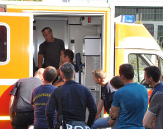 Trainings im und am Rettungswagen