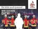 Feuerwehr-Werbekampagne (Quelle: Internet) 